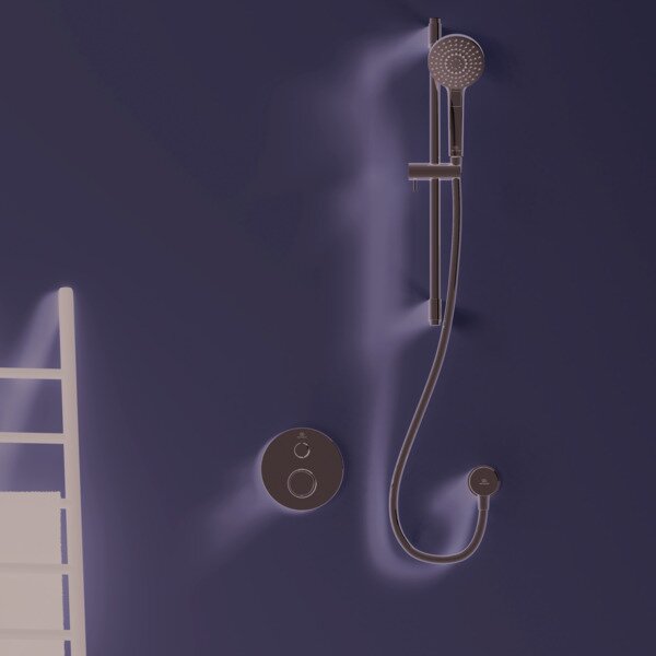 Ideal Standard Idealrain EVO - Sprchová súprava s 3-funčnou ručnou sprchou, 600 mm tyč, chróm B2233AA