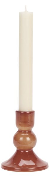 Sklenený svietnik Red 11 cm