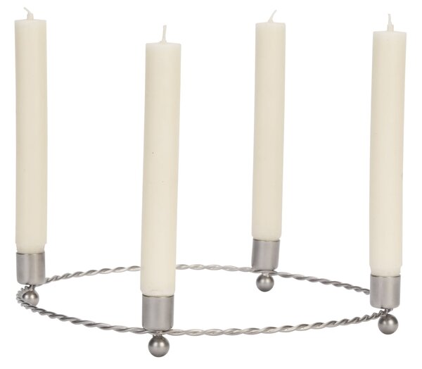 Adventný svietnik Steel Ø 32 cm