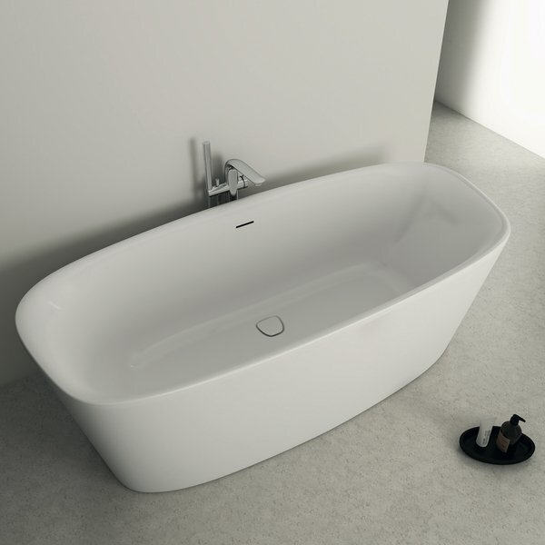 Ideal Standard Dea - Vaňa 1800x800 mm, voľne stojaca, s prepadom, biela E306701