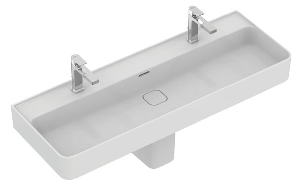 Ideal Standard Strada II - Umývadlo 1200x430 mm, 2 otvory na batériu, s prepadom, biela T359501