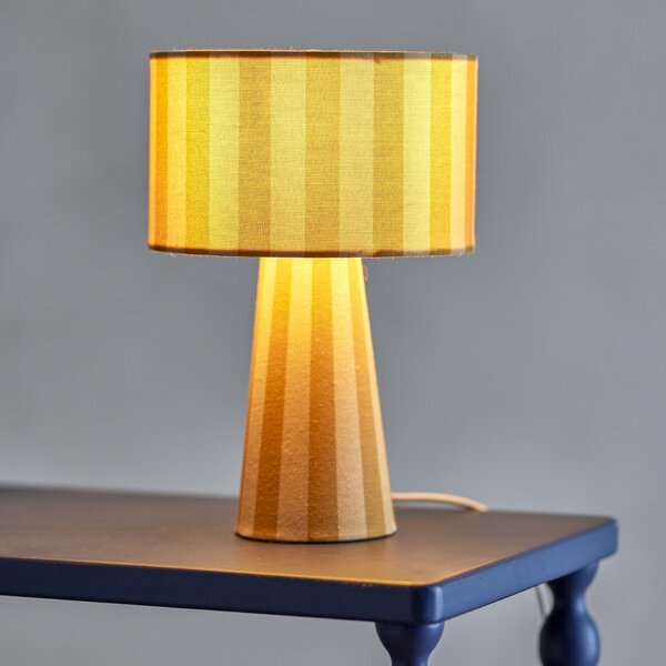 Stolná lampa Emmie Yellow Linen