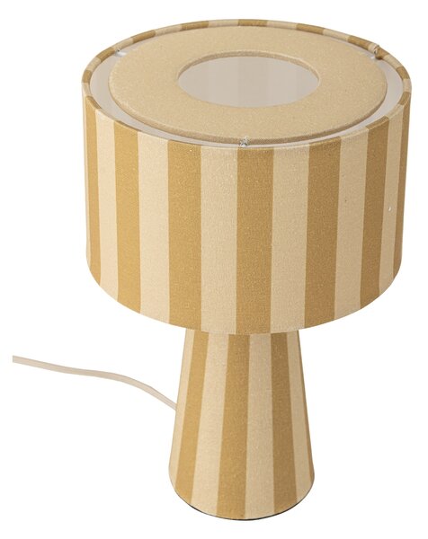 Stolná lampa Emmie Yellow Linen