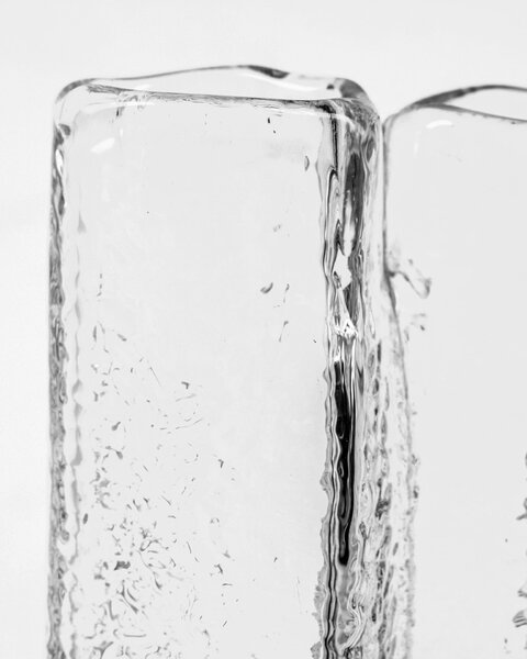 Sklenená váza Zuri Clear 31 cm