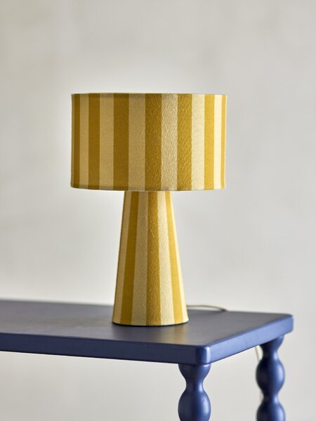 Stolná lampa Emmie Yellow Linen