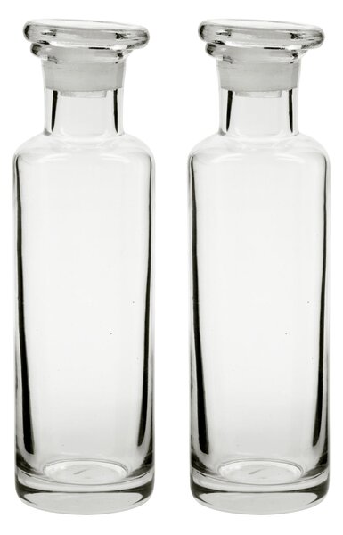 Sklenená fľaša Farma Clear – set 2 ks