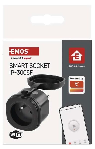 Zásuvka GoSmart Zigbee IP44 IP-3008F (P5554)