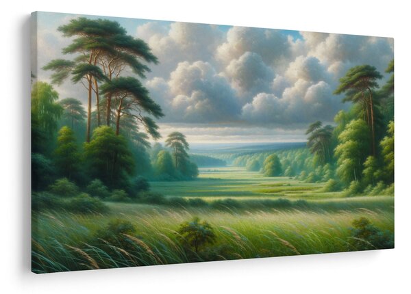 Obraz - Zelená krajina (90x60 cm)