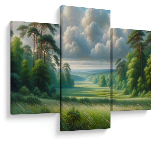 Obraz - Zelená krajina (90x60 cm)