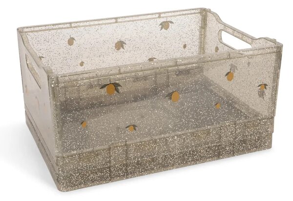 Skladací úložný box Lemon / Cherry Sparkling – set 2 ks lemon