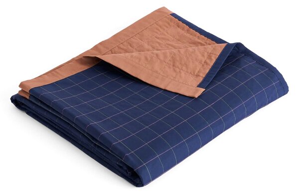 Prešívaný prehoz na posteľ Dori Midnight blue 245 × 195 cm