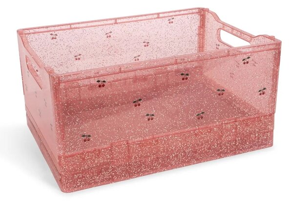 Skladací úložný box Lemon / Cherry Sparkling – set 2 ks lemon