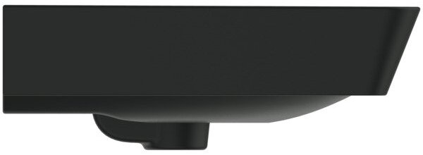 Ideal Standard Connect Air - Umývadlo CUBE 600x460 mm, s prepadom, čierna matná E0298V3