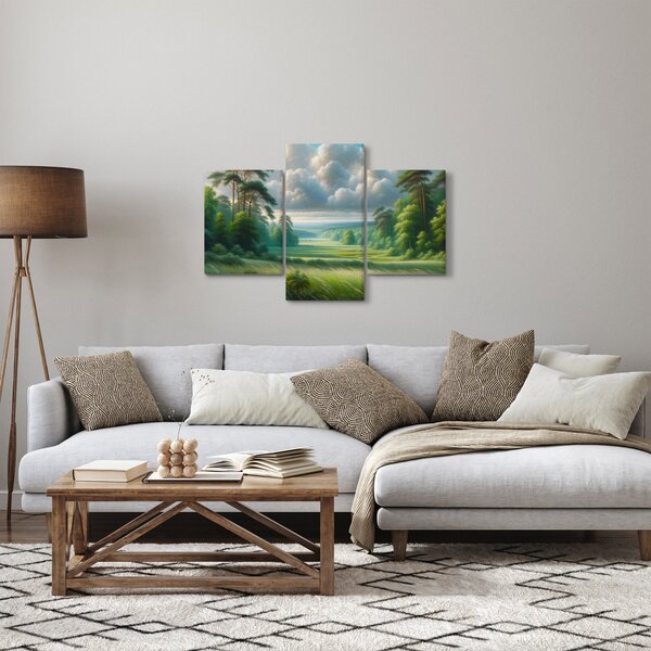 Obraz - Zelená krajina (90x60 cm)