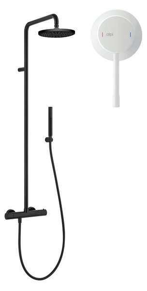 Alpi Blue - Termostatický sprchový systém, biela matná BU85RM2151BI