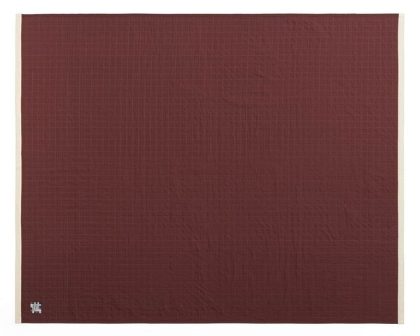 Prešívaný prehoz na posteľ Dori Maroon 245 × 195 cm