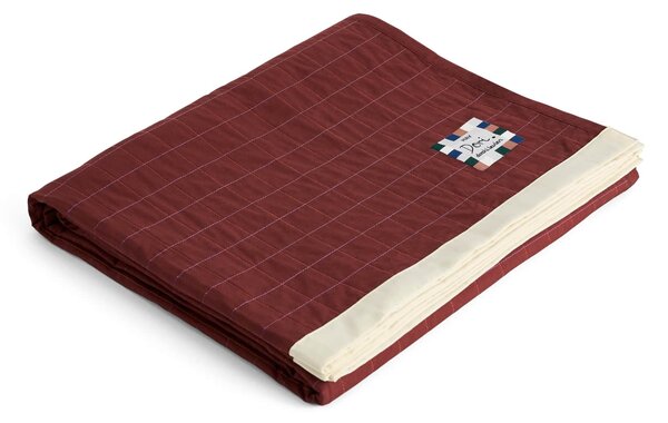 Prešívaný prehoz na posteľ Dori Maroon 245 × 195 cm