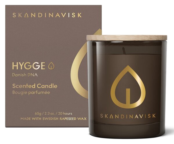 Vonná svíčka ve skle HYGGE Gold (útulno) 65 – speciální edice g