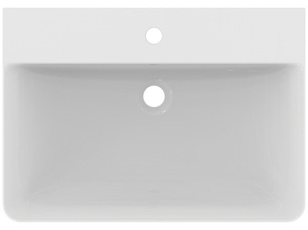 Ideal Standard Connect Air - Umývadlo CUBE 650x460 mm, s prepadom, biela E074101