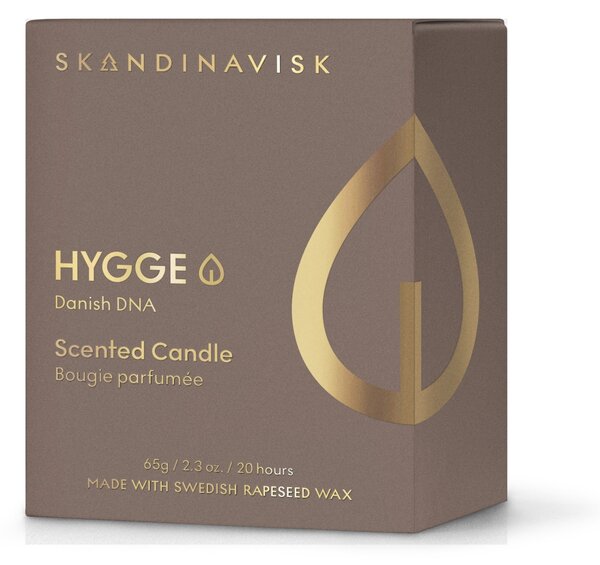 Vonná svíčka ve skle HYGGE Gold (útulno) 65 – speciální edice g