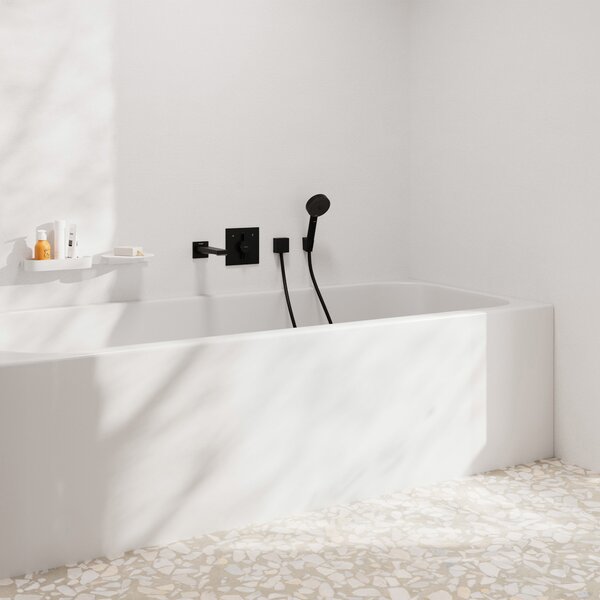 Hansgrohe DuoTurn E - Batéria pod omietku pre 2 spotrebiče, čierna matná 75417670