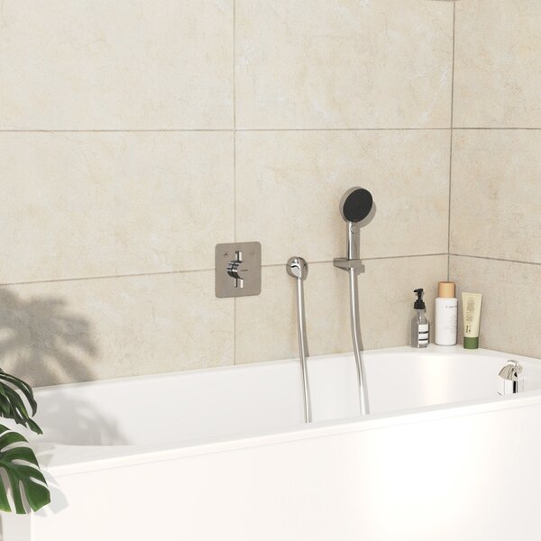 Hansgrohe DuoTurn Q - Batéria pod omietku pre 2 spotrebiče, chróm 75414000
