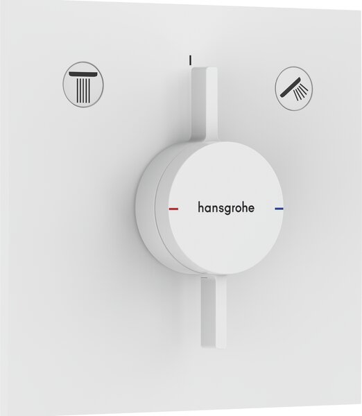 Hansgrohe DuoTurn E - Batéria pod omietku pre 2 spotrebiče, biela matná 75417700