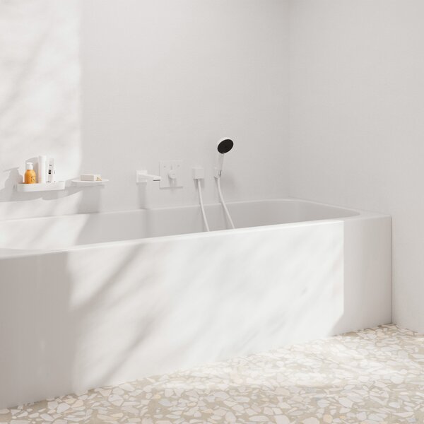 Hansgrohe DuoTurn E - Batéria pod omietku pre 2 spotrebiče, biela matná 75417700