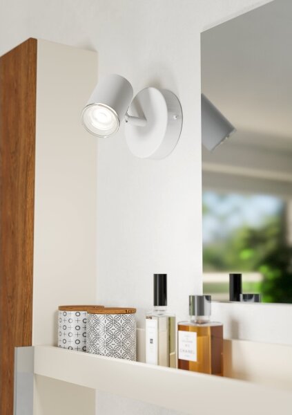 Eglo 901961 - Kúpeľňové nástenné bodové svietidlo CONSUMA 1xGU10/5W/230V IP44 biela