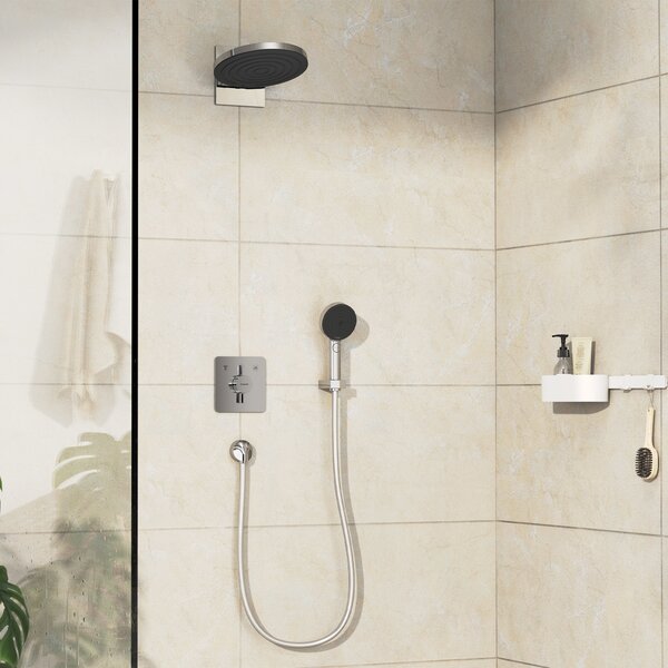 Hansgrohe DuoTurn Q - Batéria pod omietku pre 2 spotrebiče, chróm 75414000