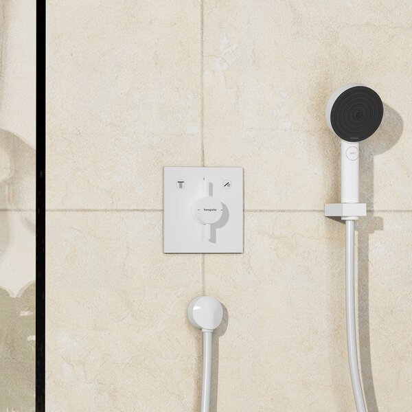 Hansgrohe DuoTurn E - Batéria pod omietku pre 2 spotrebiče, biela matná 75417700