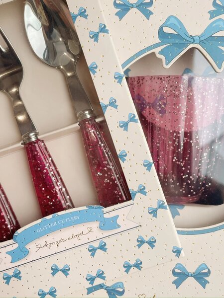Dětský příbor Sparkling Sangria – set 3 ks