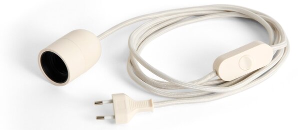 Kabel s objímkou pro stolní lampu Common – Clay White