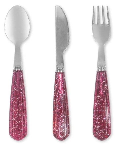Dětský příbor Sparkling Sangria – set 3 ks