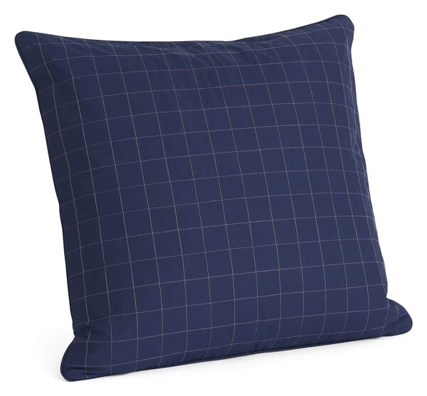 Prošívaný polštář Dori Midnight blue 60 × 60 cm