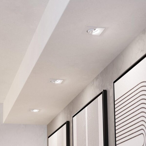 Eglo 902328-SADA 3xLED stropných podhľadových svietidiel SALICETO LED/6,4W/230V 8,8x8,8cm biela