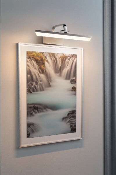 Paulmann 95572 - LED/9,5W Obrazové svietidlo RENAN 230V 40 cm matný chróm