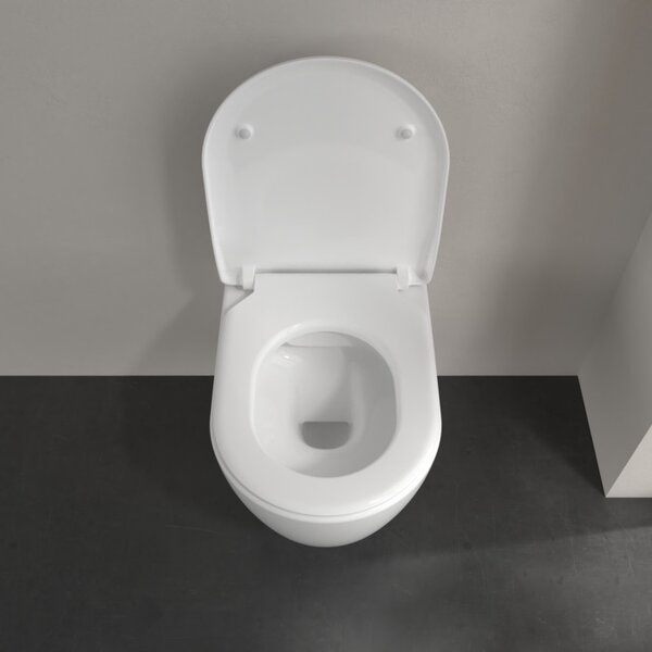 Villeroy & Boch Soul - Závesné WC so sedátkom SoftClose, alpská biela 4656HR01