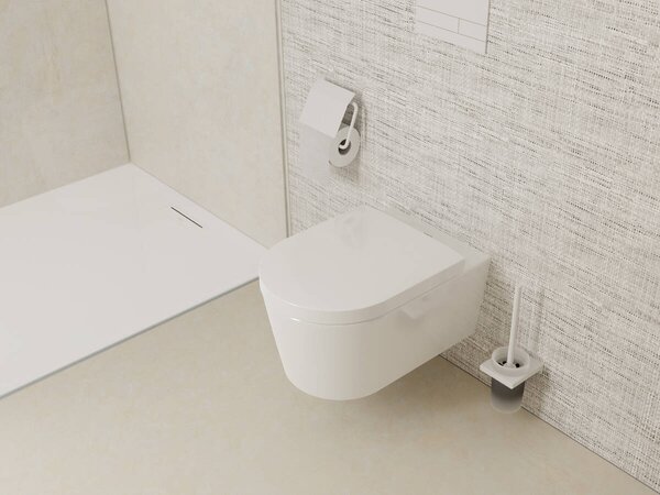Hansgrohe EluPura S - Závesné WC 540, AquaFall splachovanie, HygieneEffect + sedátko so SoftClose a QuickRelease, biela 62021450