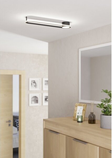 Eglo 902151-LED Stropné svietidlo COLLECORVINO LED/24W/230V 2700/4000/6500K čierna