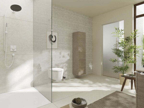Hansgrohe EluPura S - Závesné WC 540, AquaFall splachovanie, HygieneEffect + sedátko so SoftClose a QuickRelease, biela 62021450