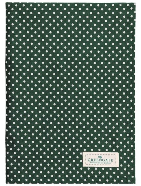 Bavlnená utierka Dotty Dark Green