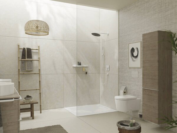 Hansgrohe EluPura S - Závesné WC 540, AquaFall splachovanie, HygieneEffect + sedátko so SoftClose a QuickRelease, biela 62021450