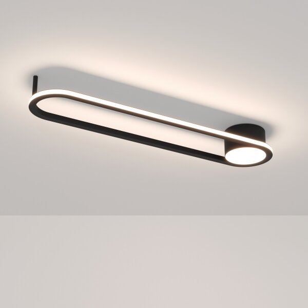 Eglo 902151-LED Stropné svietidlo COLLECORVINO LED/24W/230V 2700/4000/6500K čierna