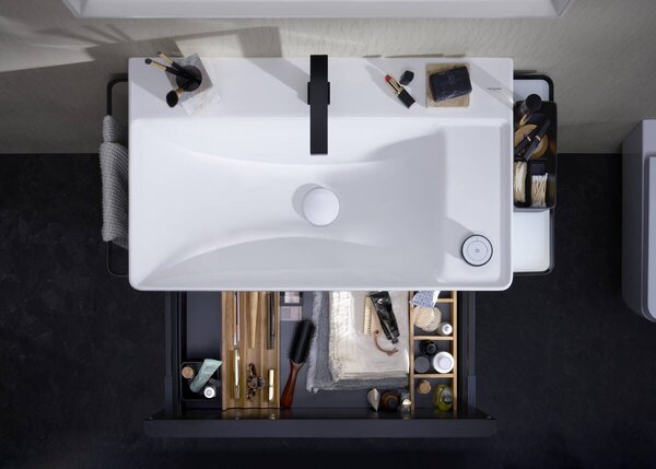 Hansgrohe IntraStoris - Vnútorný priečinok do zásuvky 140x340 mm, prírodný dub 54148230