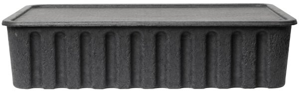 Úložný box s vekom Paper Pulp Extra Large Charcoal