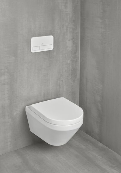 Villeroy & Boch Architectura Combi-Pack - SET závesné WC TwistFlush[e³] + sedátko SoftClosing, alpská biela 4694CL01