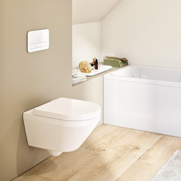 Villeroy & Boch Architectura Combi-Pack - SET závesné WC TwistFlush[e³] + sedátko SoftClosing, alpská biela 4694CL01