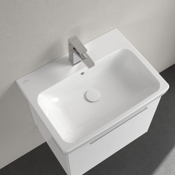 Villeroy & Boch Architectura - Umývadlo 600x445mm s prepadom, brúsené, alpská biela 4A876G01
