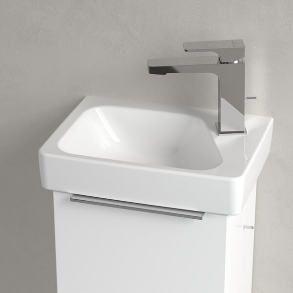 Villeroy & Boch Architectura - Umývadielko 360x260mm s prepadom, ľavé, alpská biela 43863601